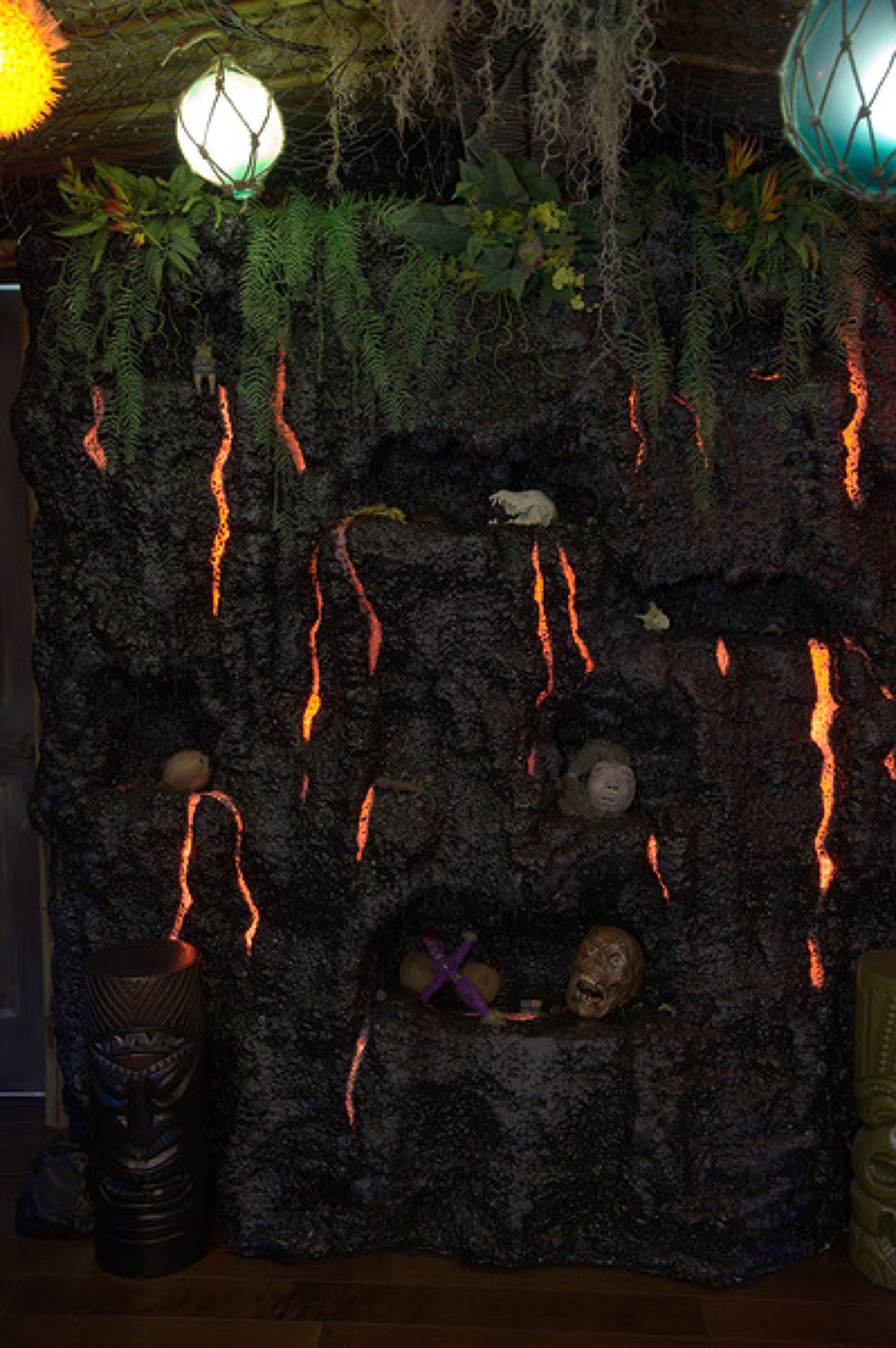 The working volcano